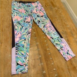 Lilly Pulitzer Luxletic Leggings in Pink and Blue